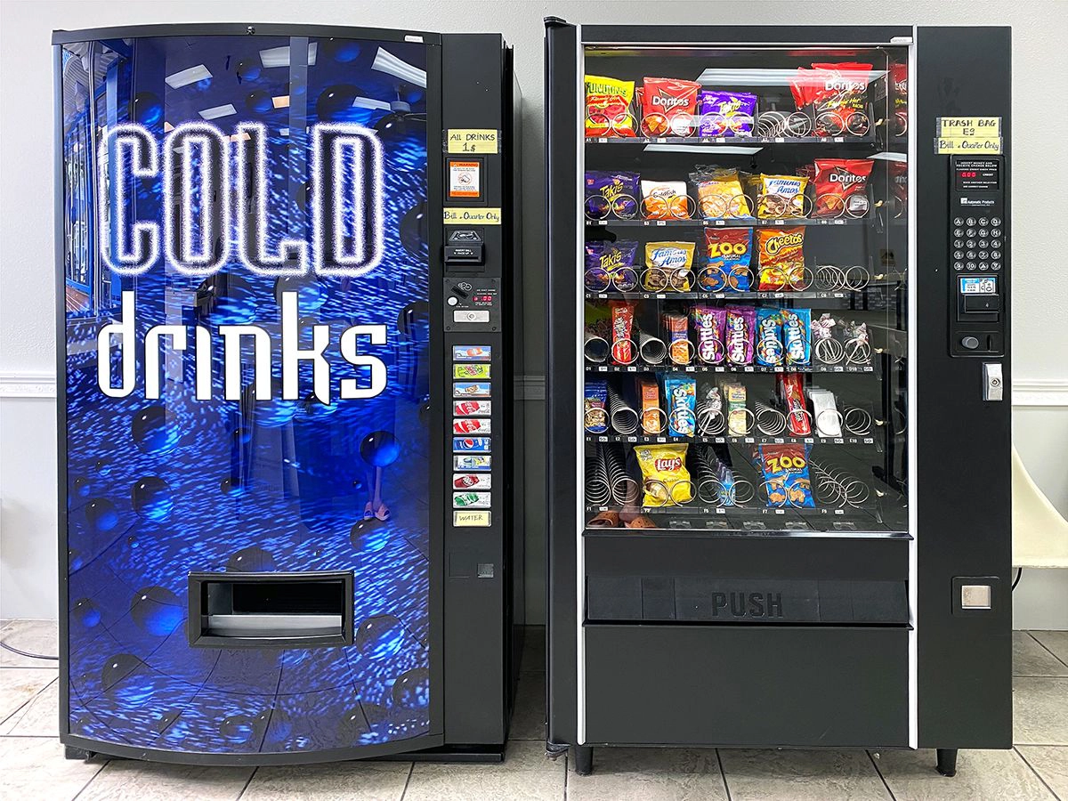 Vending Machines at Family Wash and Dry